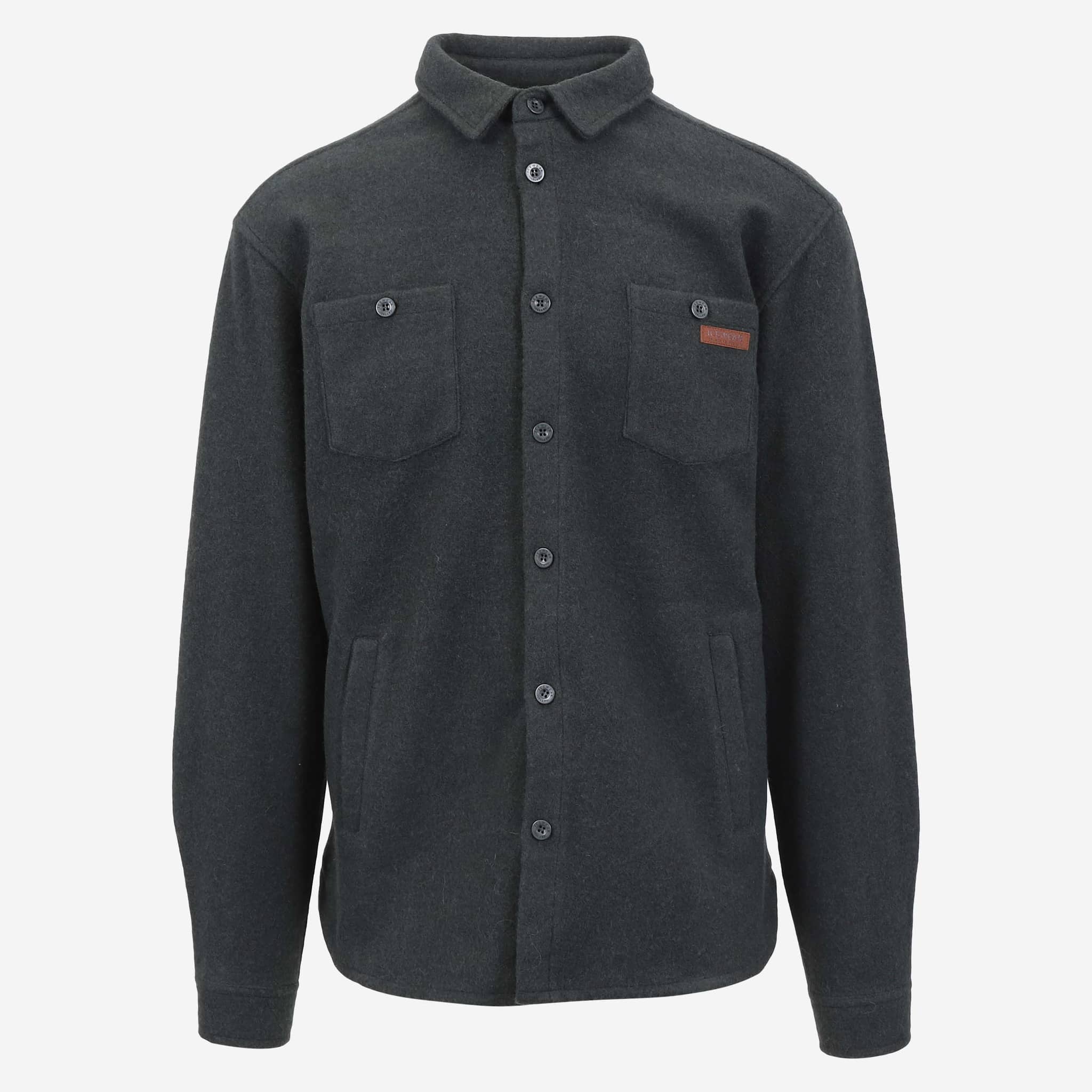 SKÓGARÁS hneppt ullarskyrta