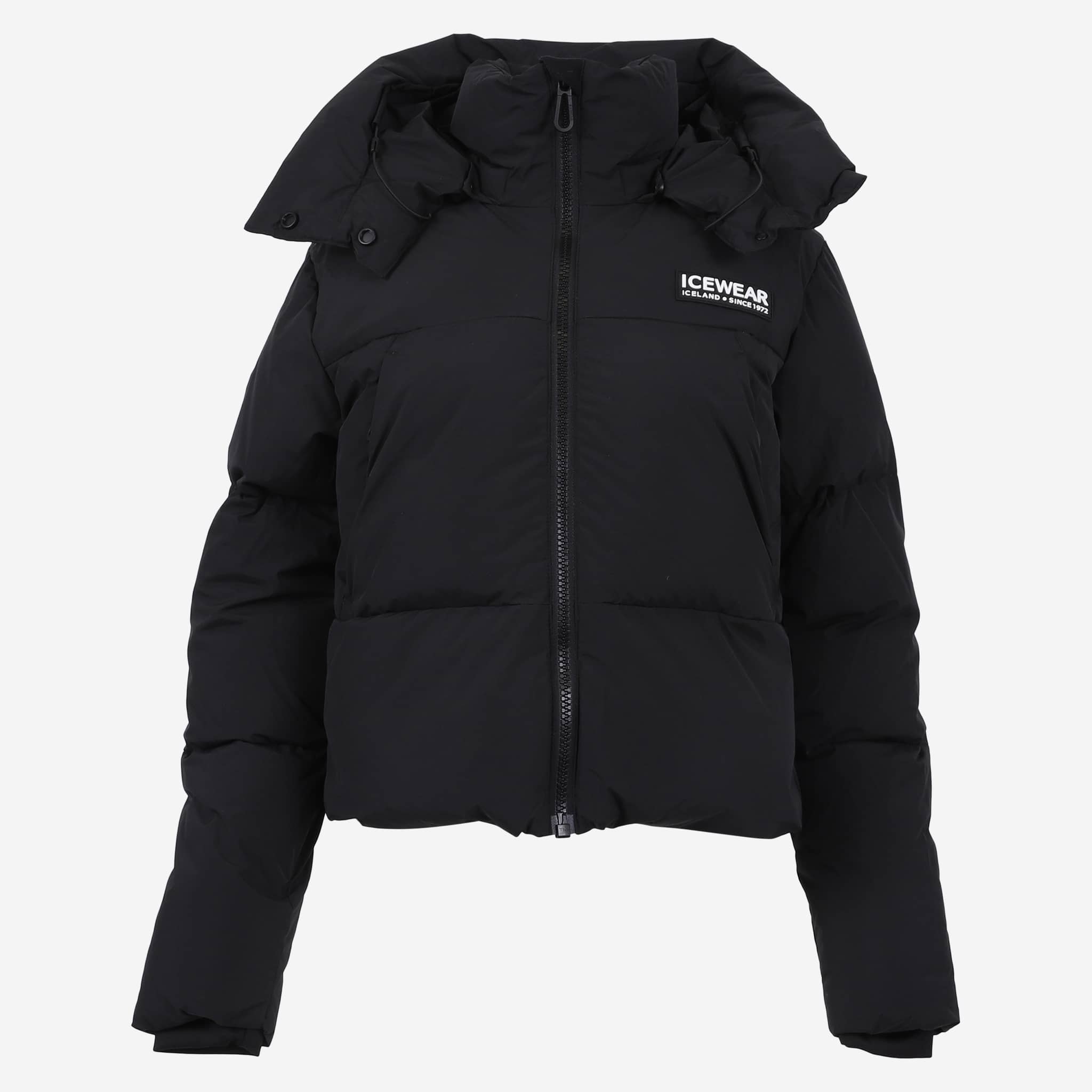 Borg short puffer down jacket